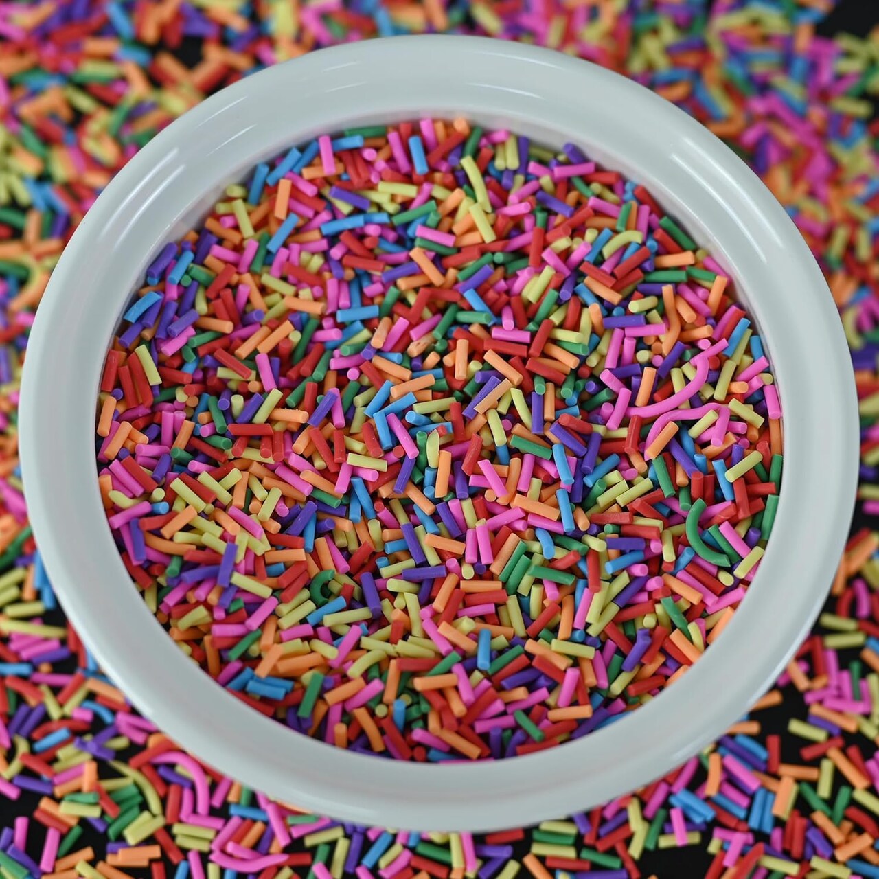 Fake Sprinkles 110g Non-edible Polymer Clay Sprinkles Faux Sprinkle